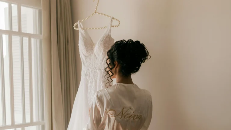 steam or press wedding dress