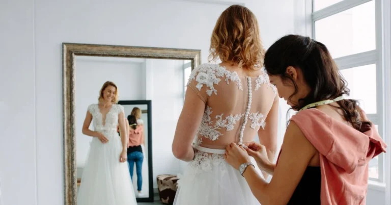 wedding dress alterations fit